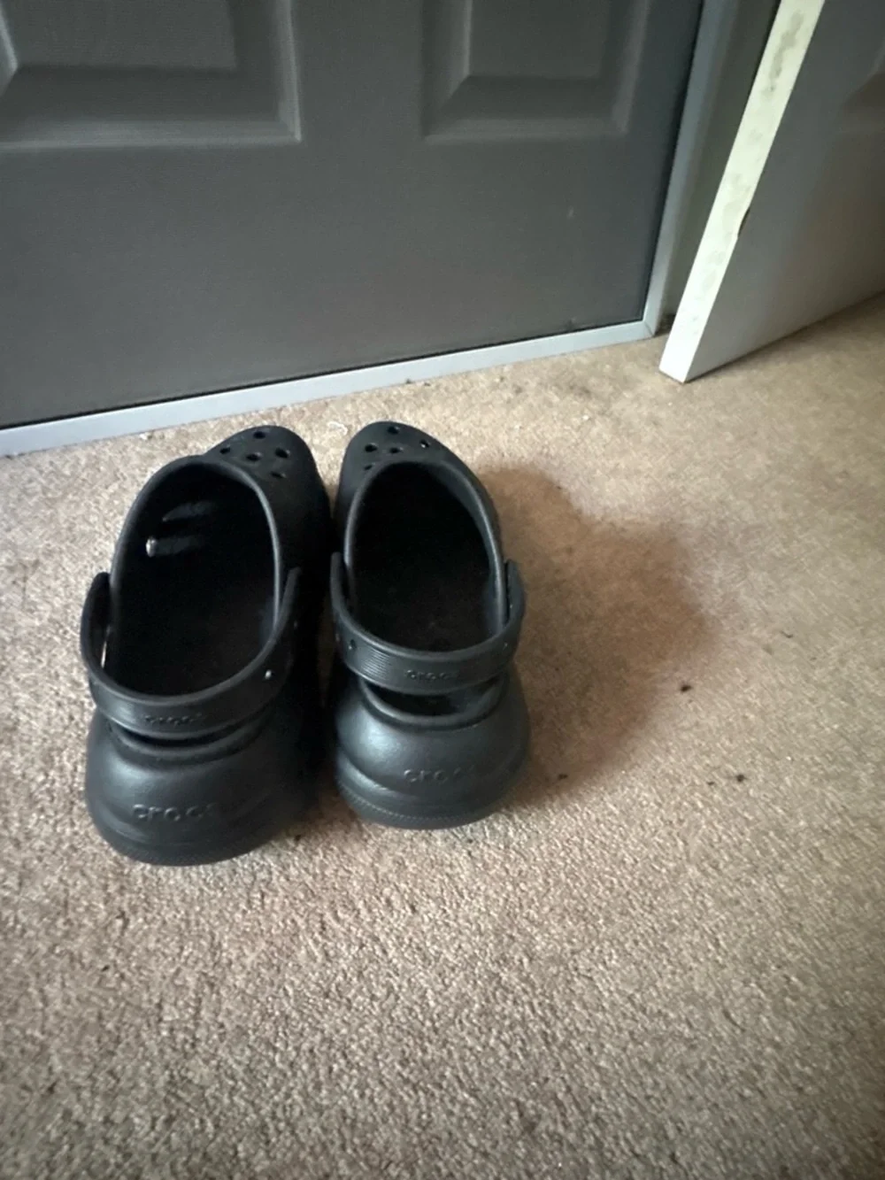 CROCS Classic Black Platform Clogs